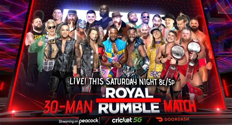 2022 WWE Royal Rumble .